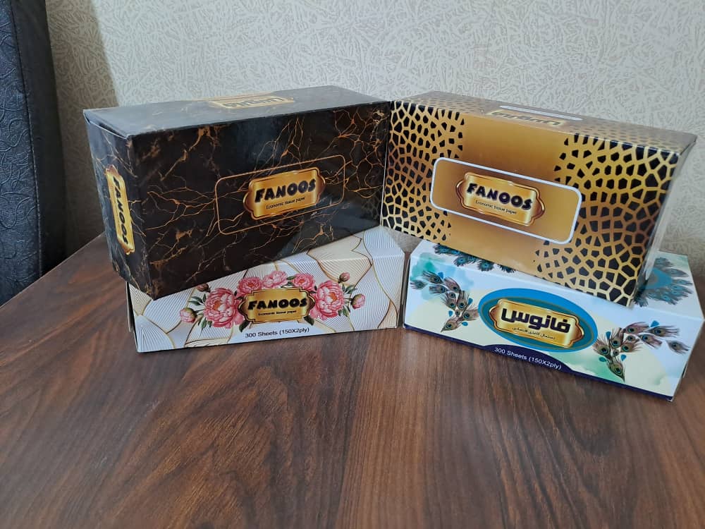دستمال کاغذی 300برگ جعبه