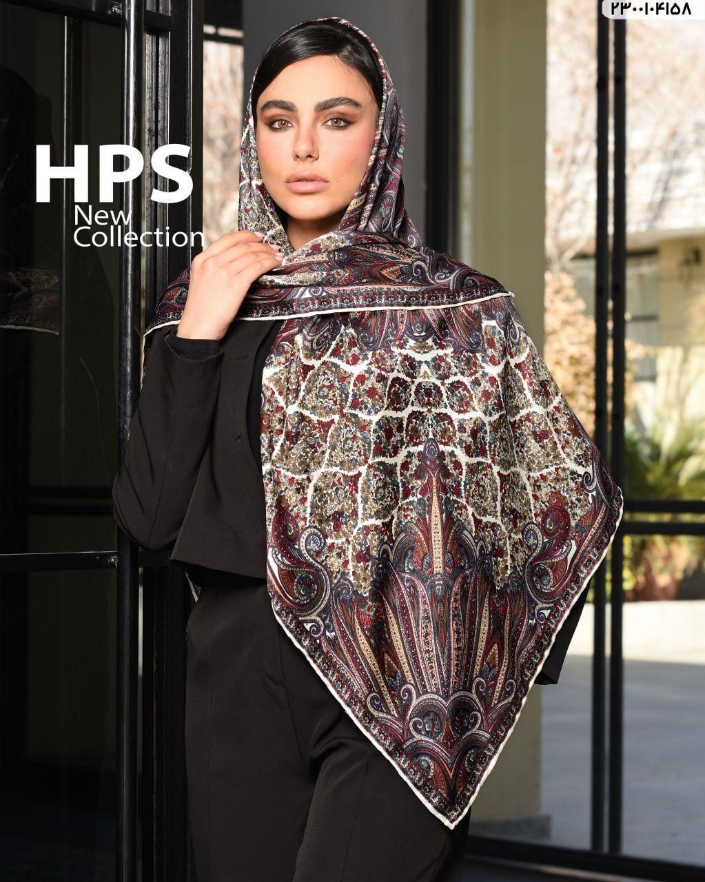 روسری مامیسوزنی دستدوز سایز۱۲۵برندhps