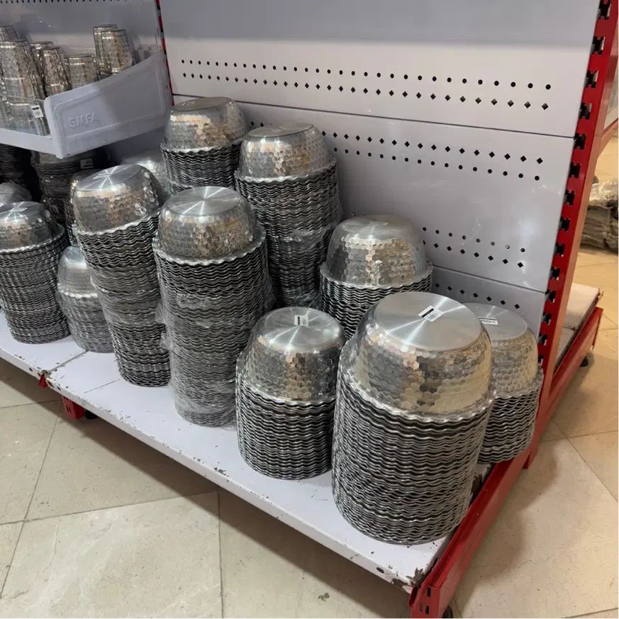 سینی و کاسه استیل مستقیم از درب کارخانه در کرمان