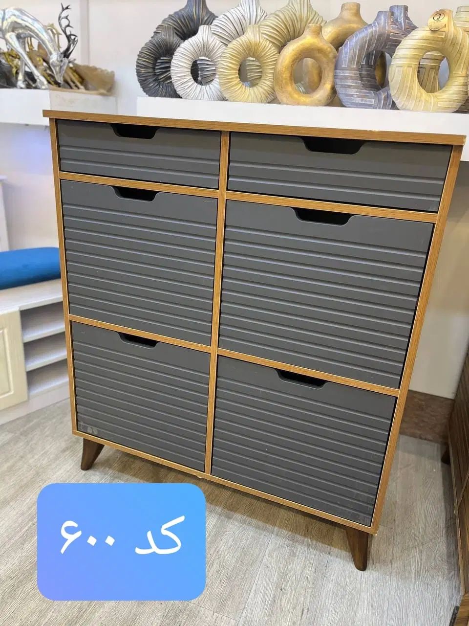 فروش جاکفشی چوبی سفید نو قیمت عالی