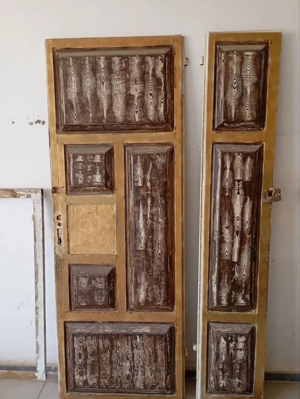 درب حیاط دو لنکه در حد نه