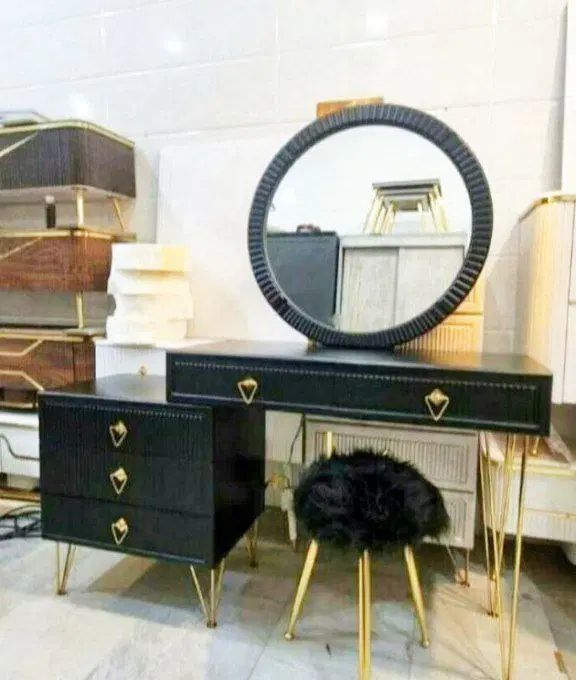 ست کنسول مشکی ۴تیکه کمد پوربایرام