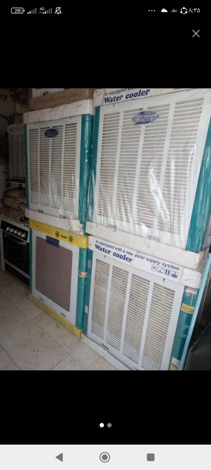 کولر آبی بالا زن خروجی بالا