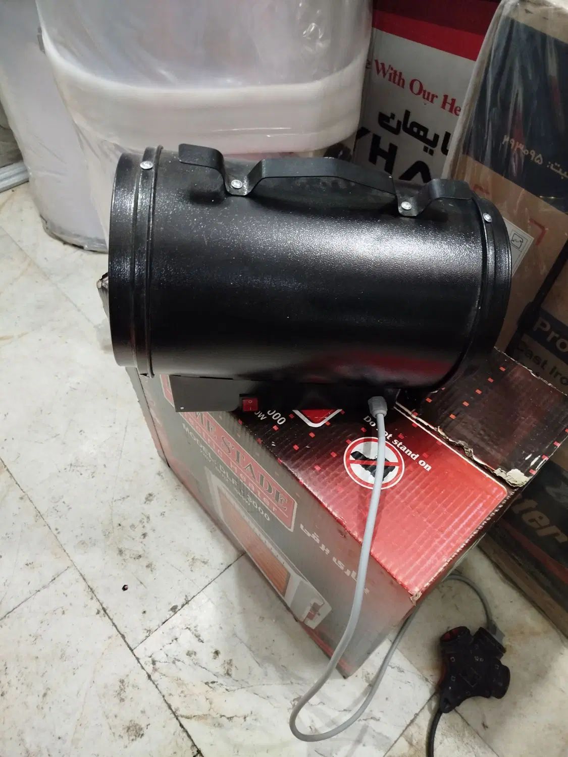 بخاری برقی جت فن حلزونی