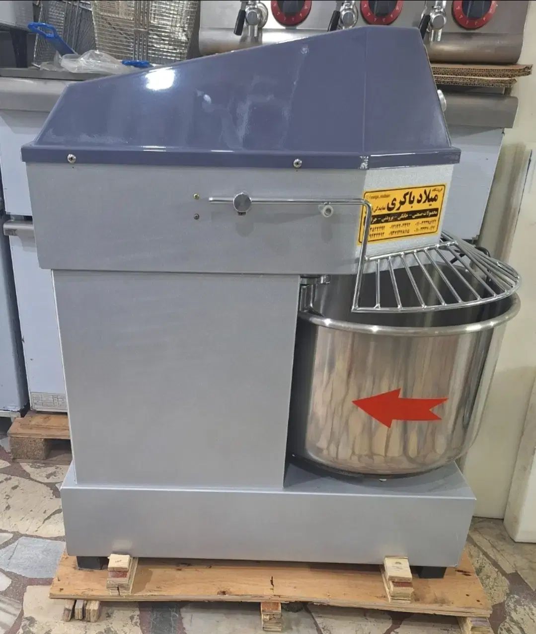میکسر مخزن بزرگ اسپیرال صنعتی وارداتی