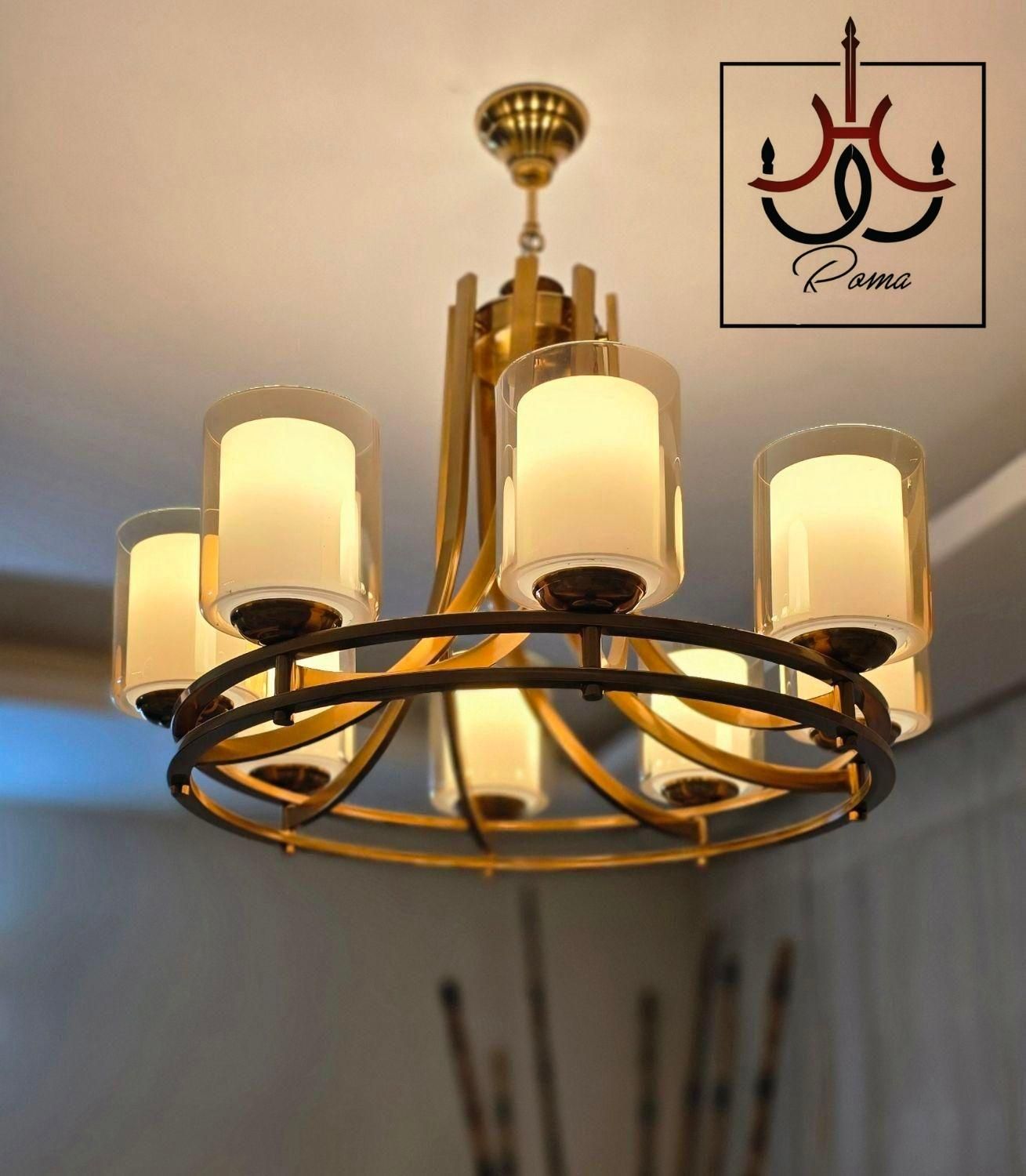 لوستر مدرن نئوکلاسیک (شرکتی متریال درجه یک)