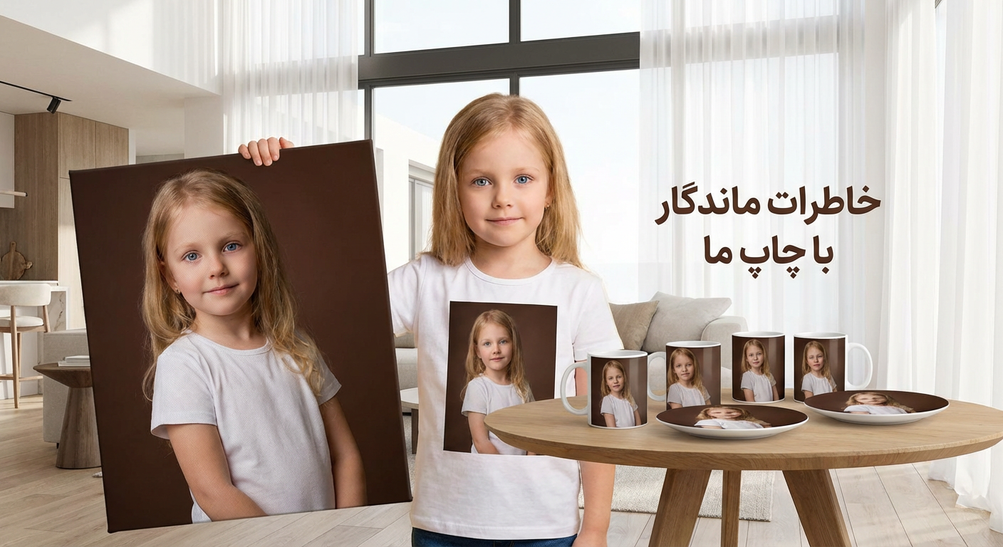 چاپ لیوان و تی شرت