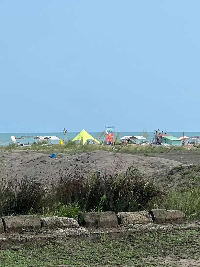 زمین ساحلی چمخاله ۶۰۰متر