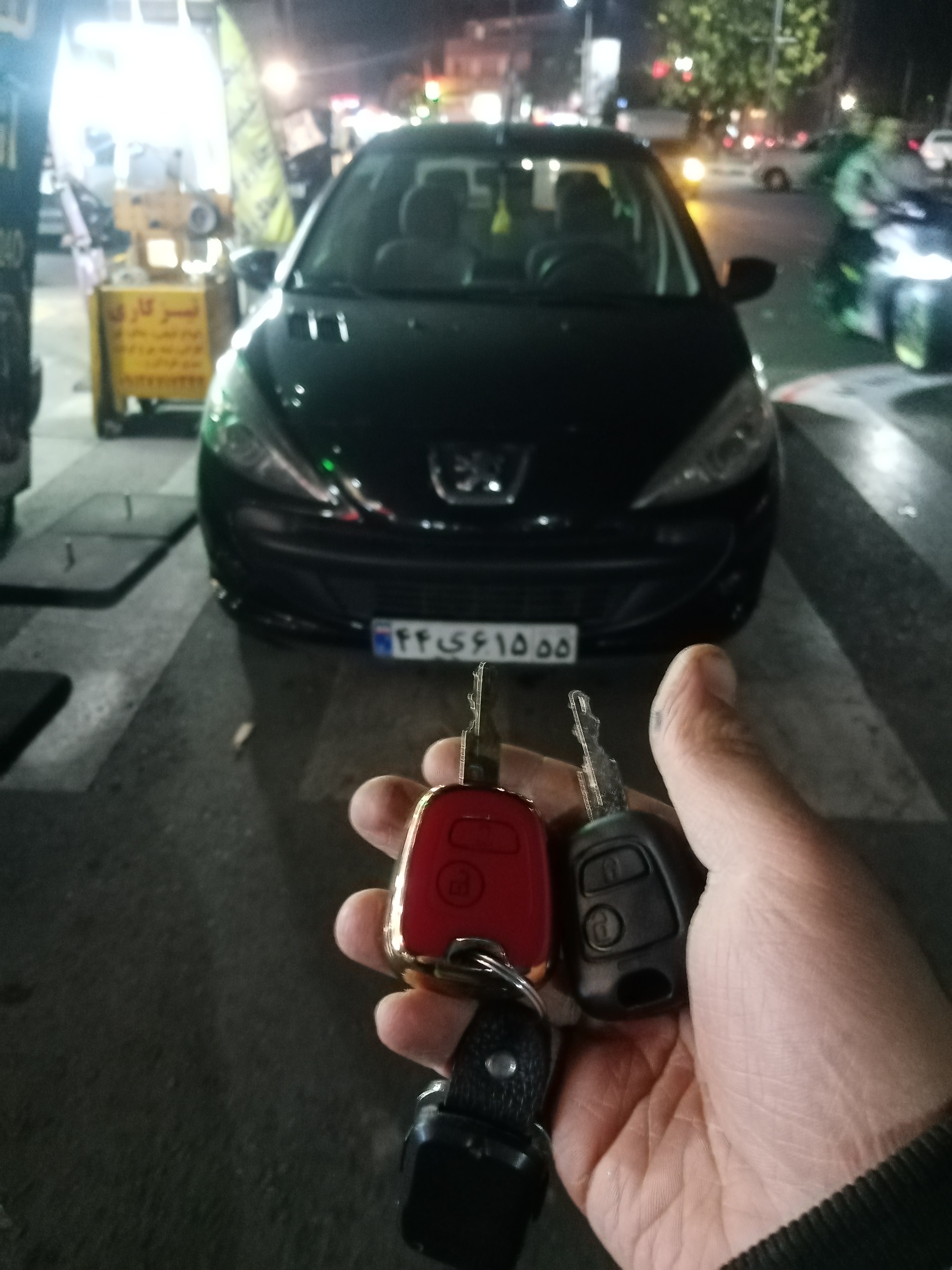 ساخت سوئیچ یدک ریموت دار برای خودروپژو207 مدل1397