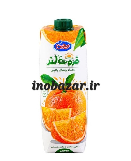 آبمیوه پرتقال فروت لند میهن یک لیتری
