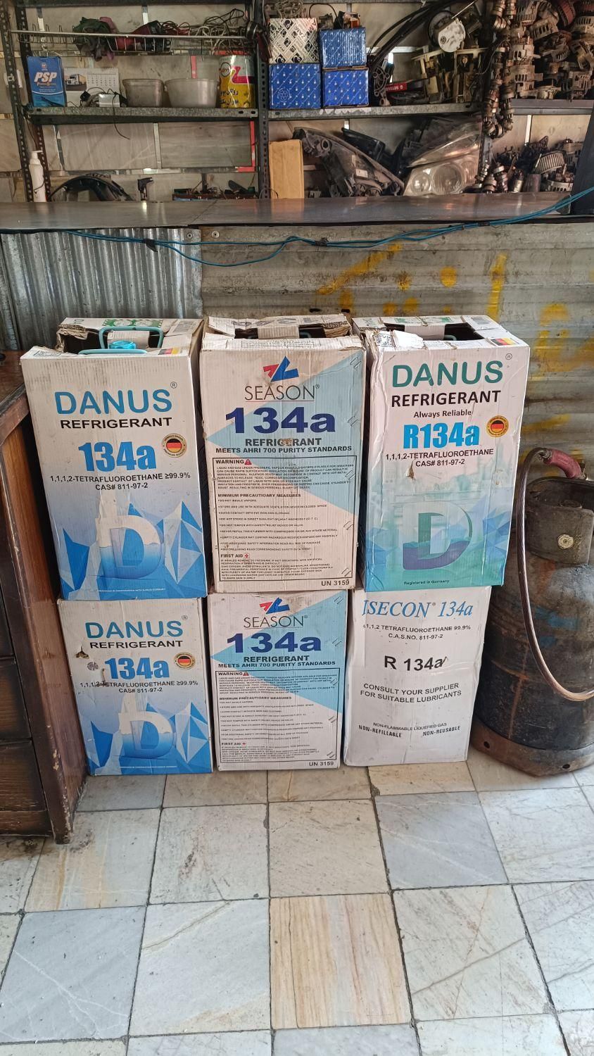 شارژ گاز کولر خودرو 700تومن ضمانتی