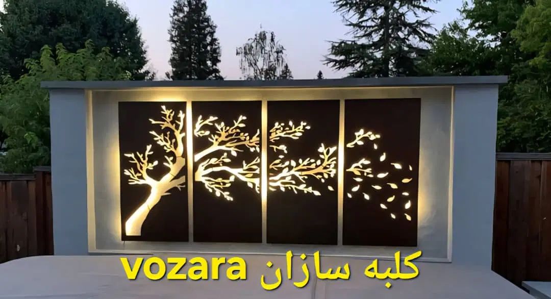 درب حیاط و پنجره وزراء نقد و اقساط cnc فرفوژه باغ و ویلایی