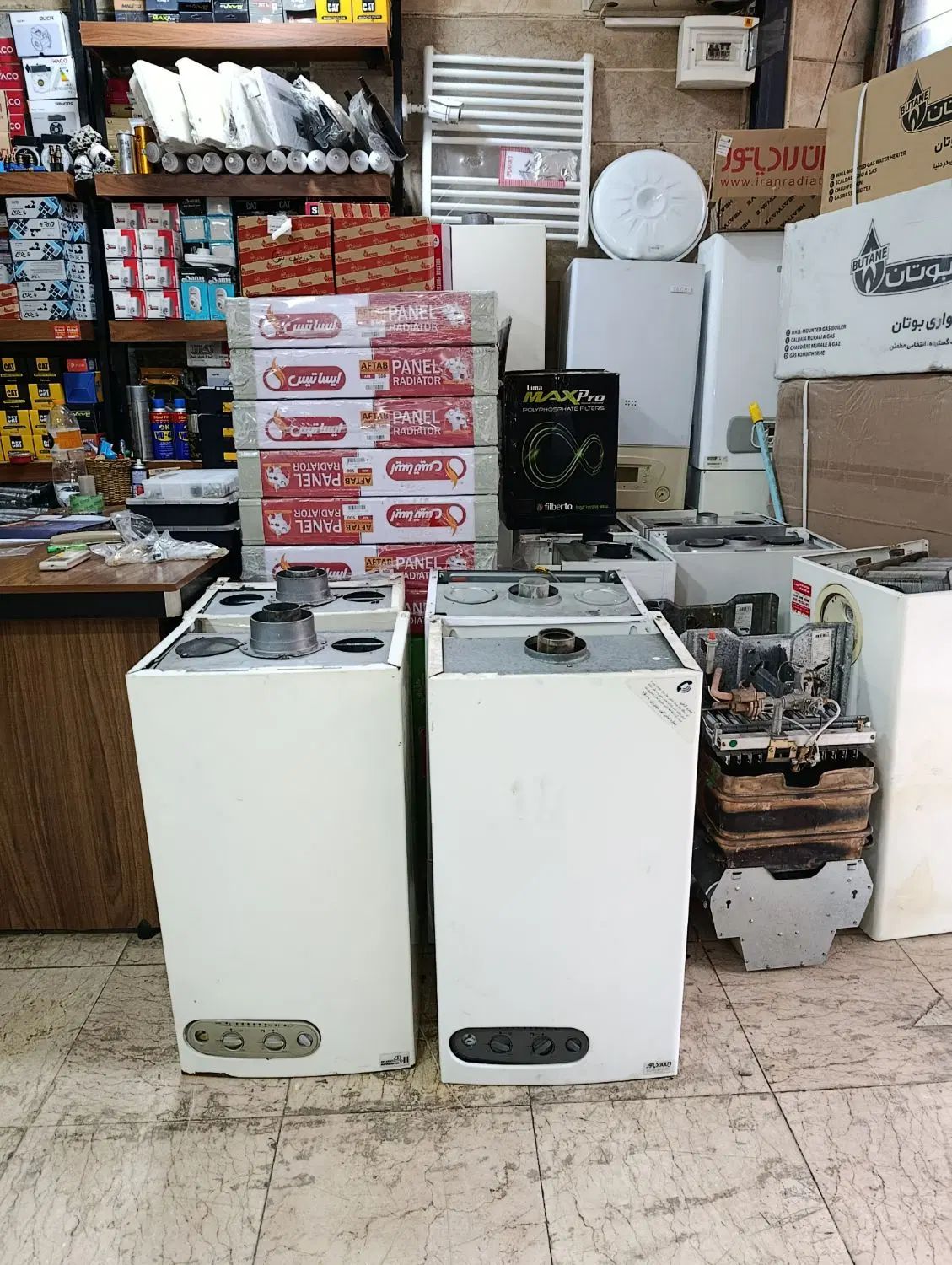 پکیج رادیاتور آبگرمکن در کل کرج منصفانه تعمیر