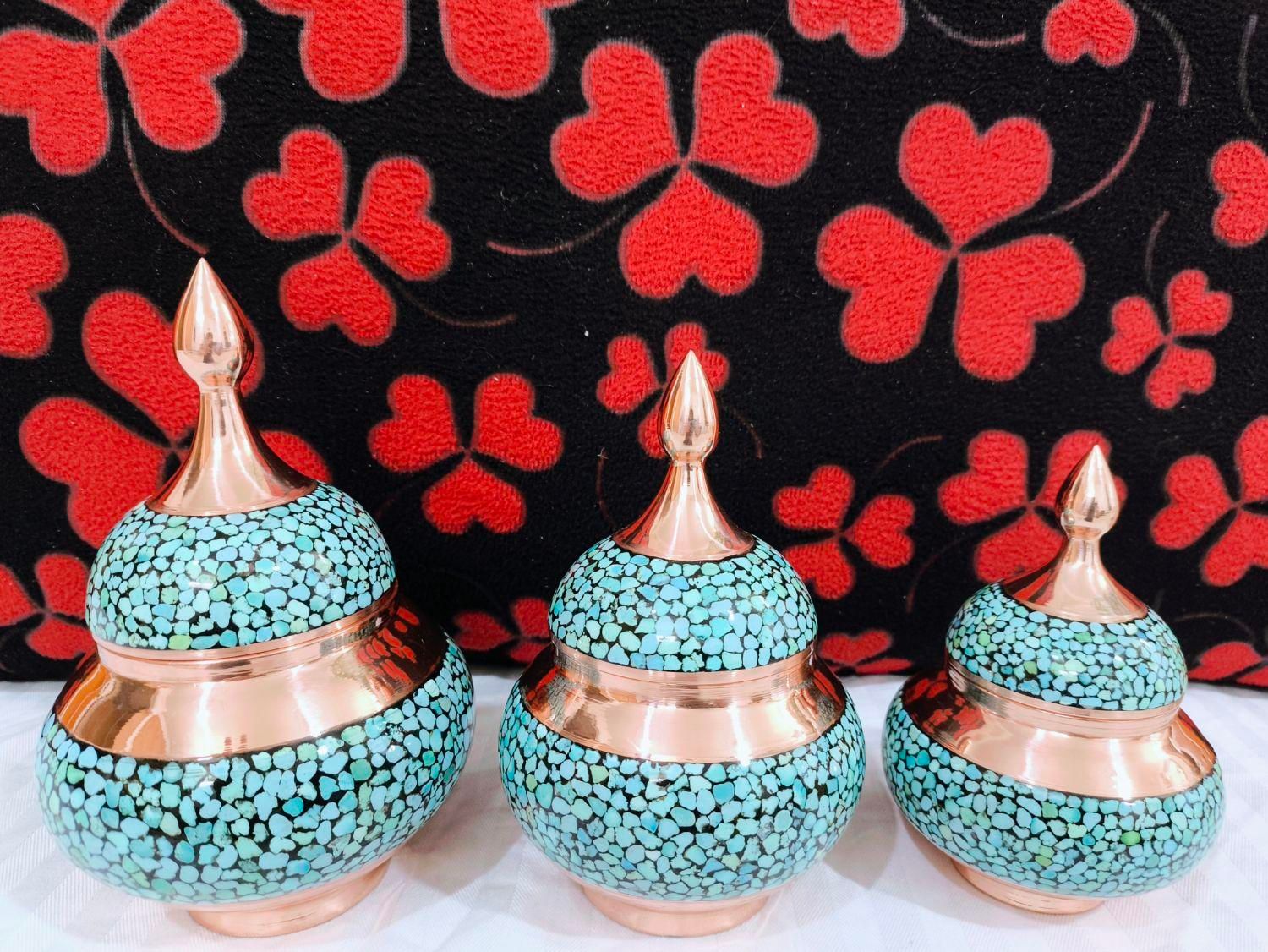 قندان ،   مس فیروزه کوب در اصفهان