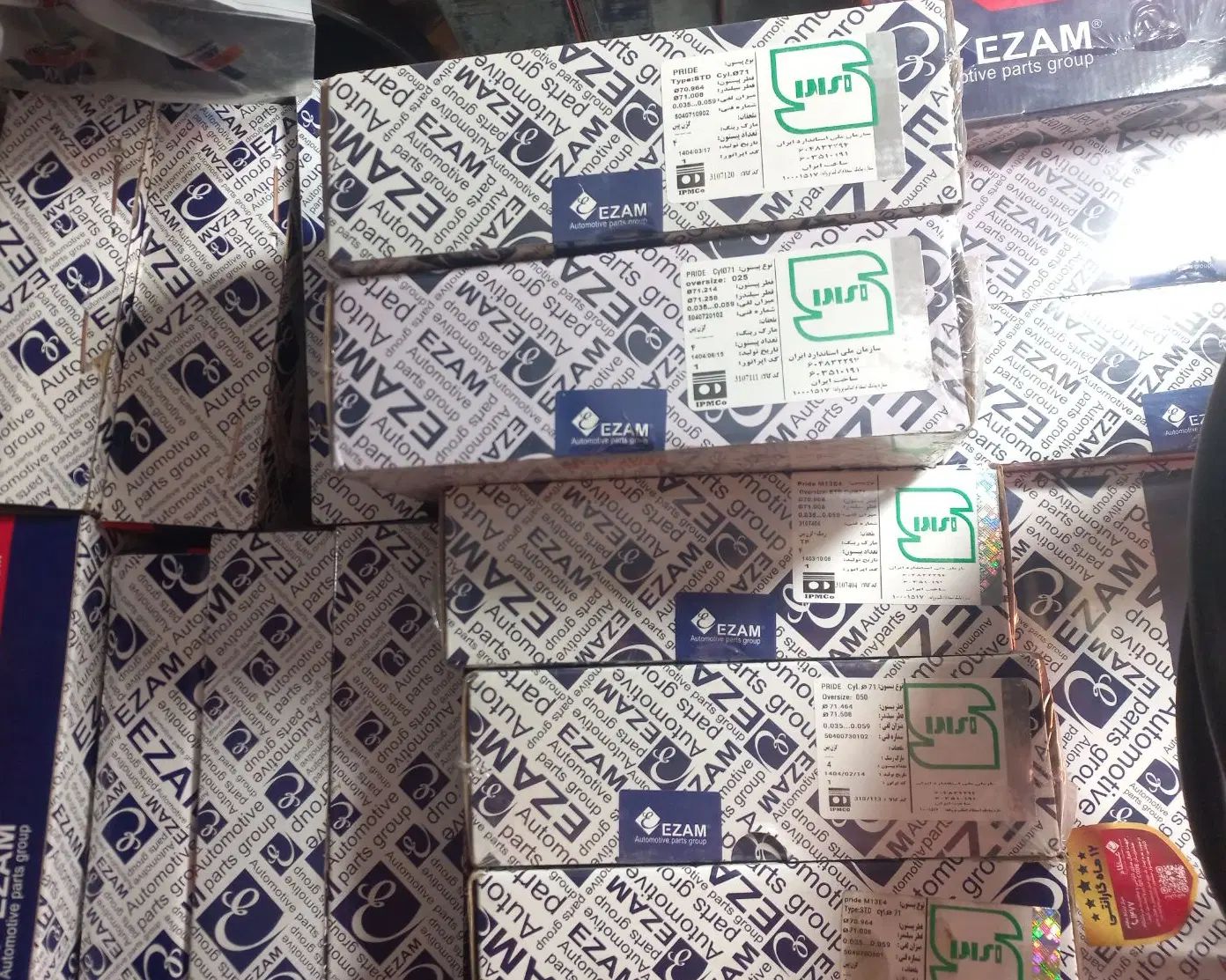 رینگ و پیستون و میل لنگ/شاتون پژو ۴۰۵ پرشیا پراید