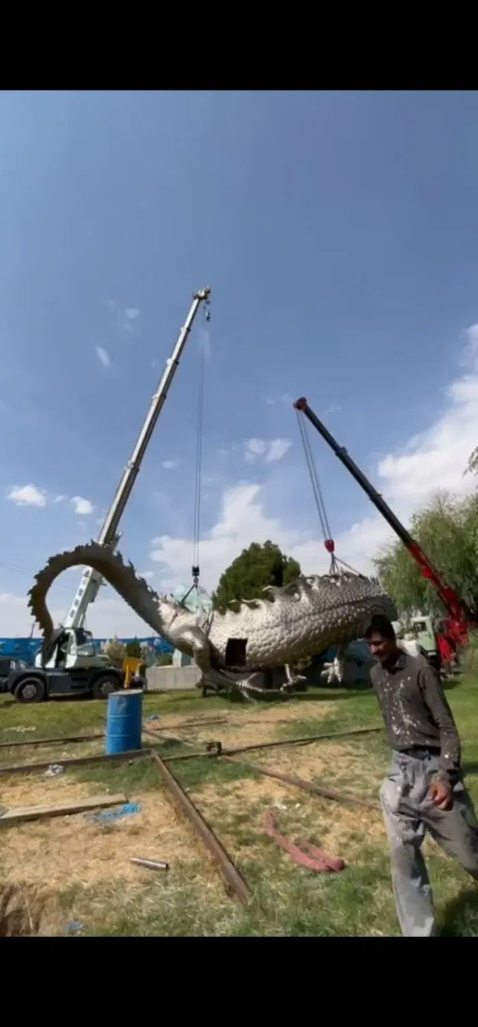جرثقیل سبک سنگین شاهین شهرمیمه نطنز