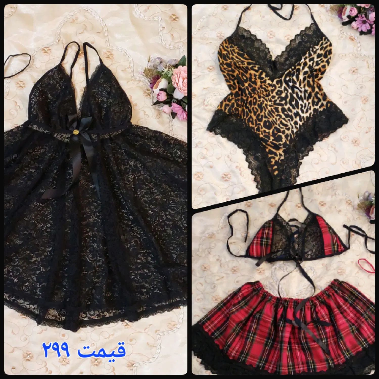 لباس خواب و ست زنانه همراه سایزبندی
