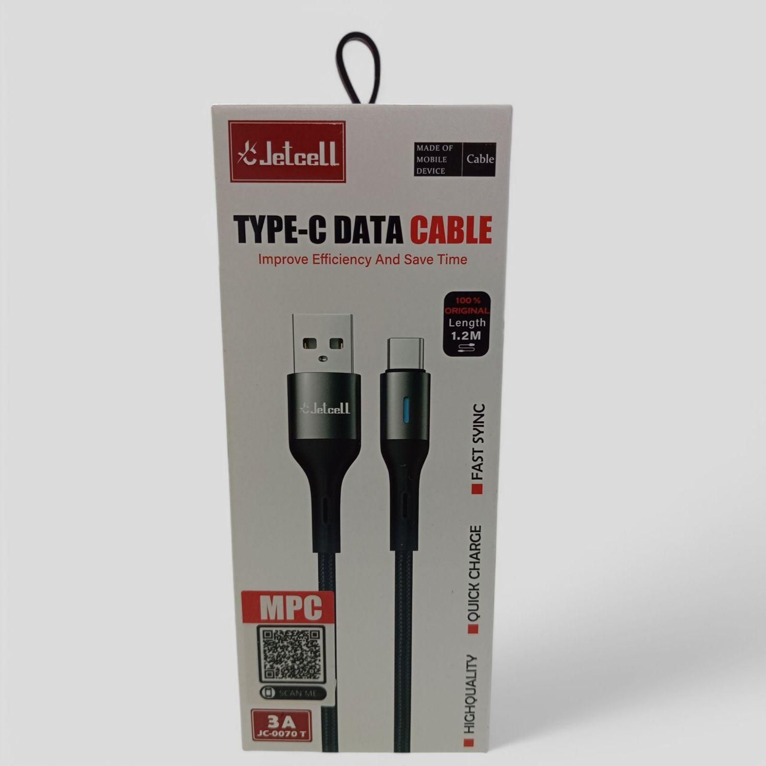 کابل شارژر TYPE C به USB برند جت سل