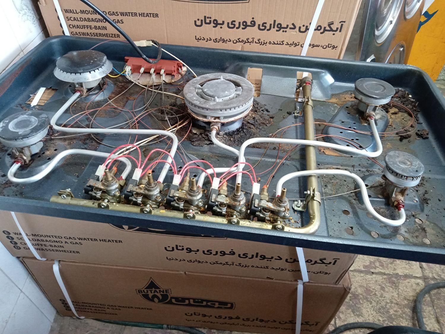 «تعمیرگاه انواع اجاق گازهای فردار و صفحه درمنزل