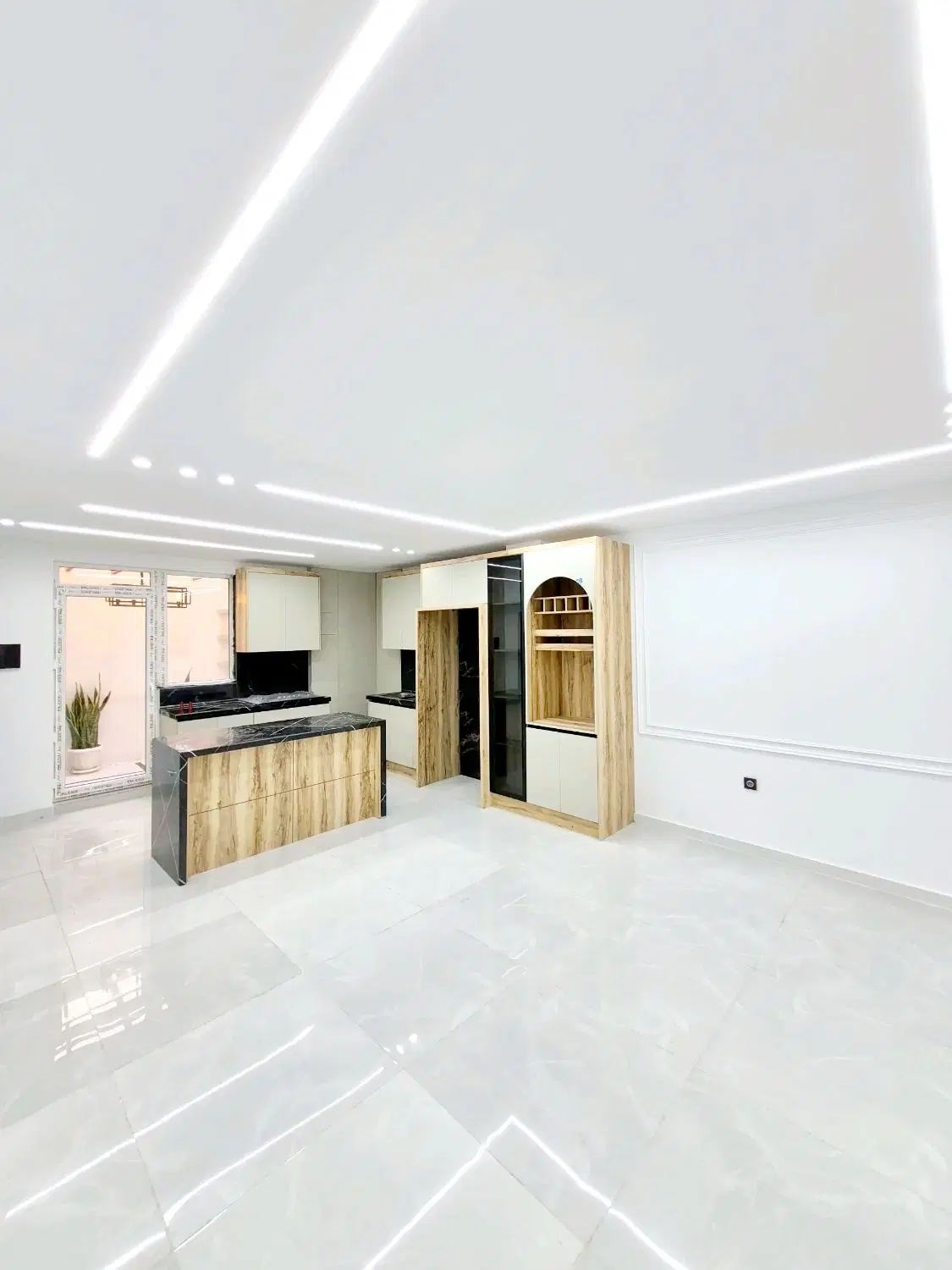 ۷۲متر۲خواب+حیاط دیزای شده اختصاصی پارکینگ/دنیامالی در اندیشه-شهر جدید