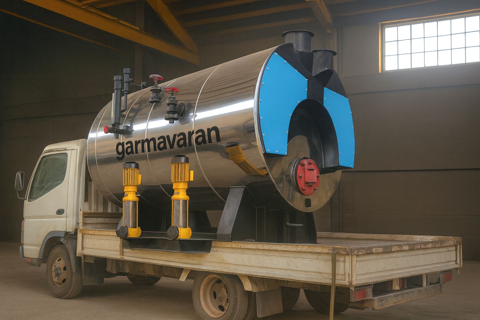دیگ بخار 500k/10ton