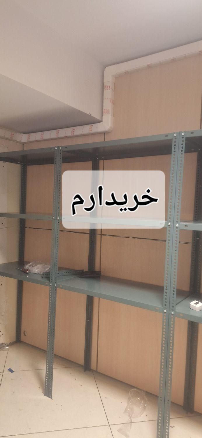 آهنی طوسی قفسه(انبار) کارکرده