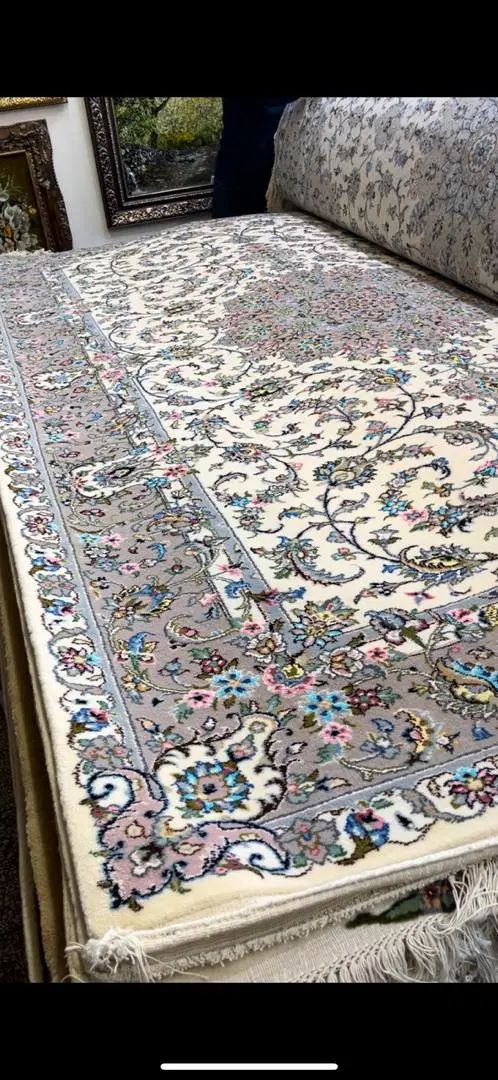 جفت6 متری کاشان گل ابریشم اعلا با اقساط بدون سود