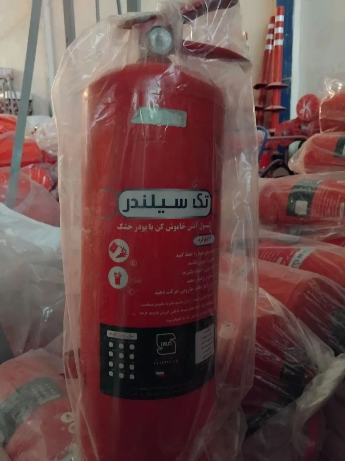 خاموش کننده کپسول اتش نشانی برند تک سیلندر