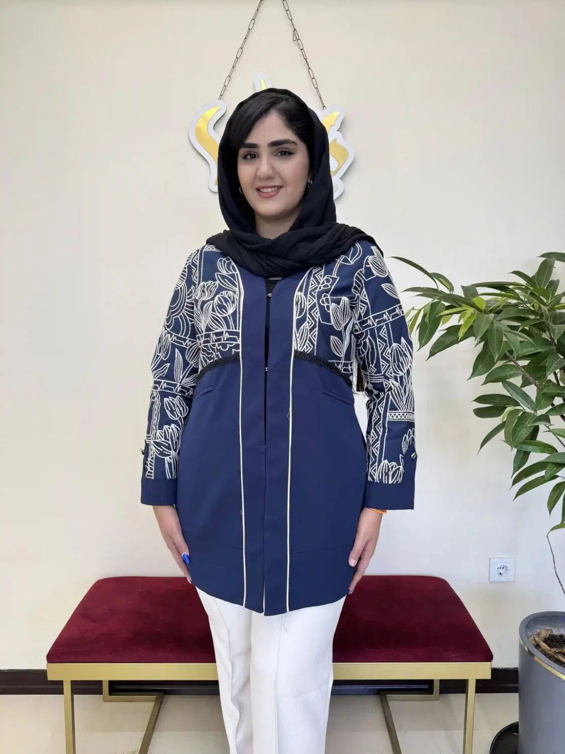 مانتوسوزن دوزی سایزبزرگ
