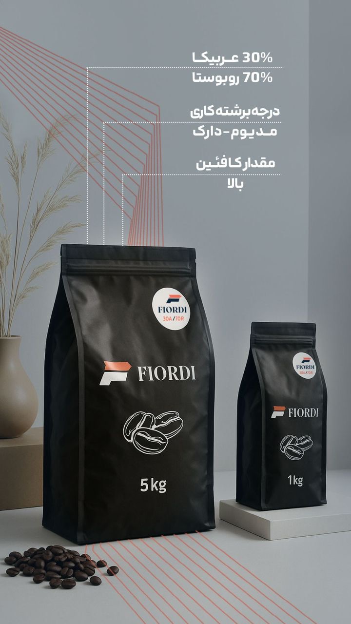 سی عربیکا هفتاد روبوستا فیوردی