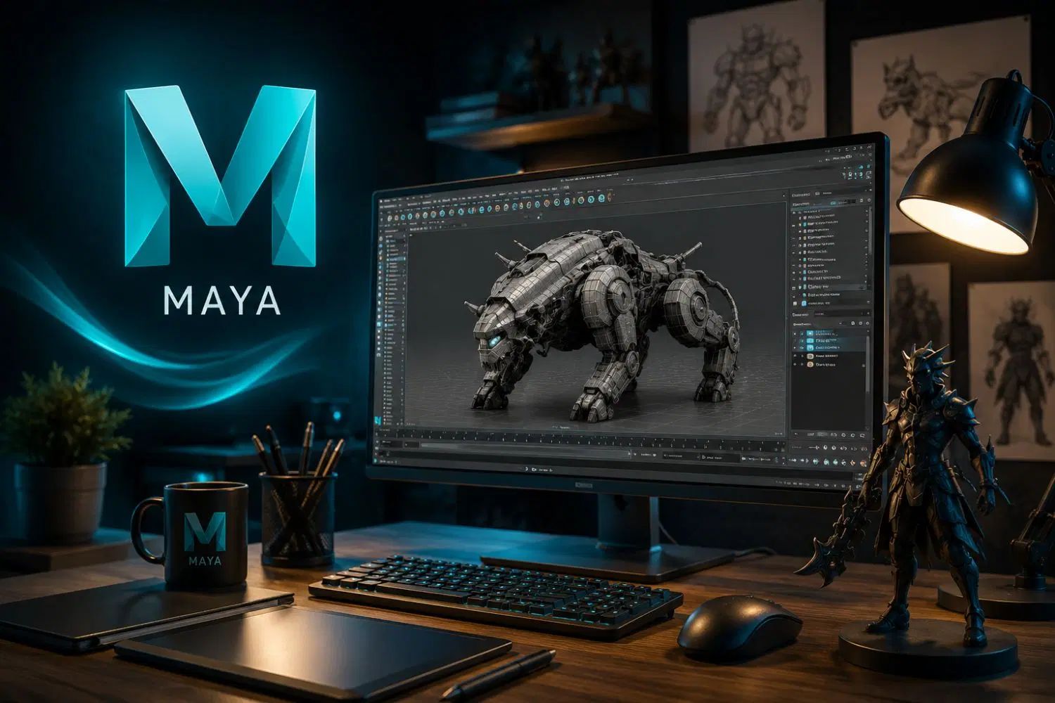 آموزش تخصصی نرم افزار مایا Maya از مقدماتی