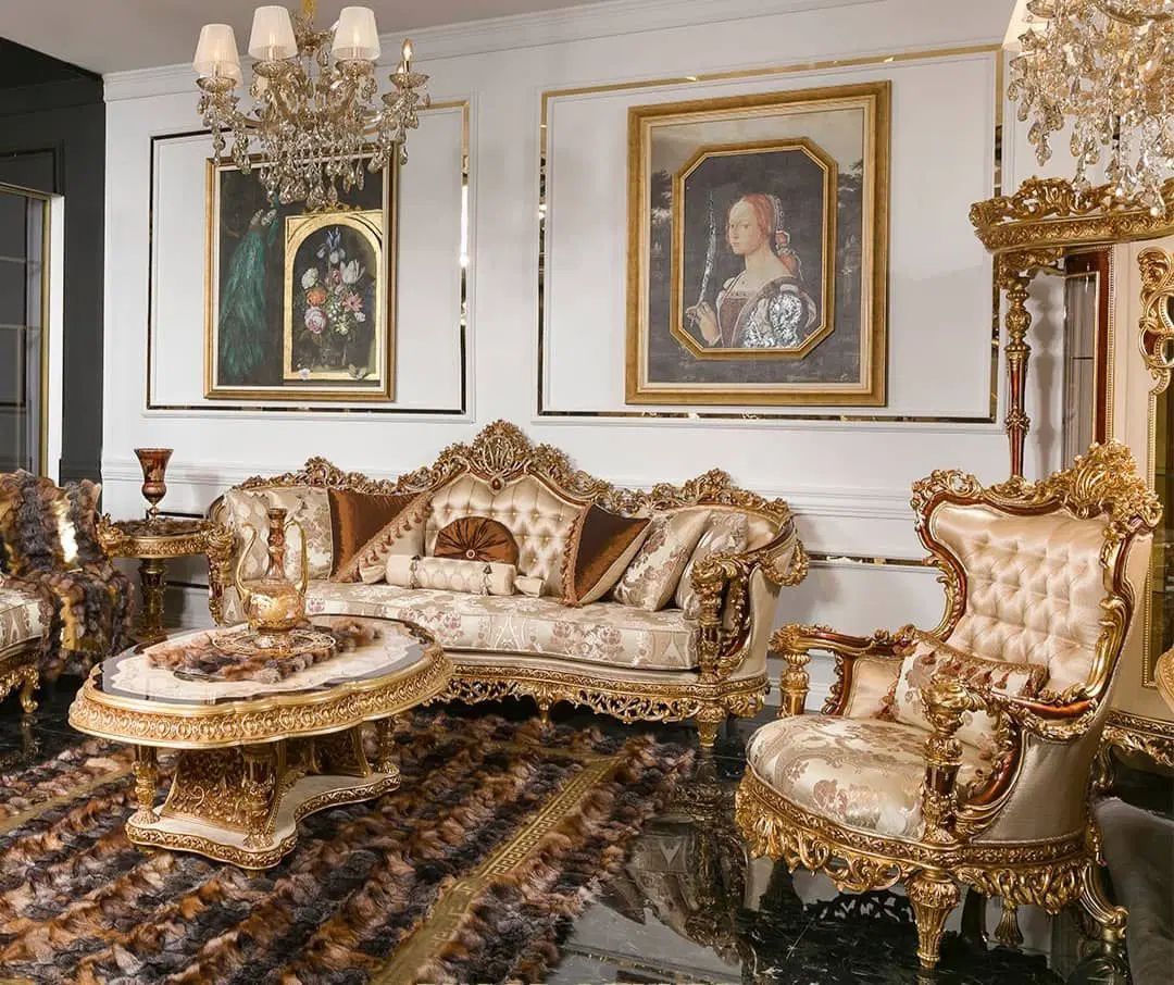 مبلمان فوق لاکچری کرملین(متریال بی نظیر ) در چهارده