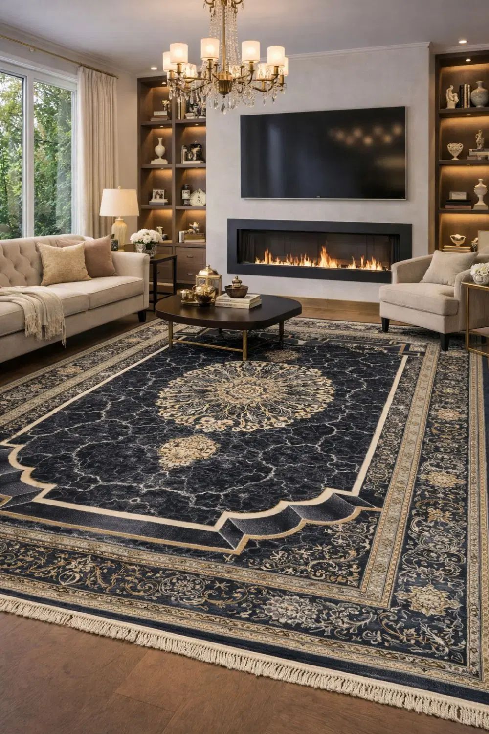فرش۷۰۰شانه سنگی کلکسیون محتشم oof 50% SeyeD