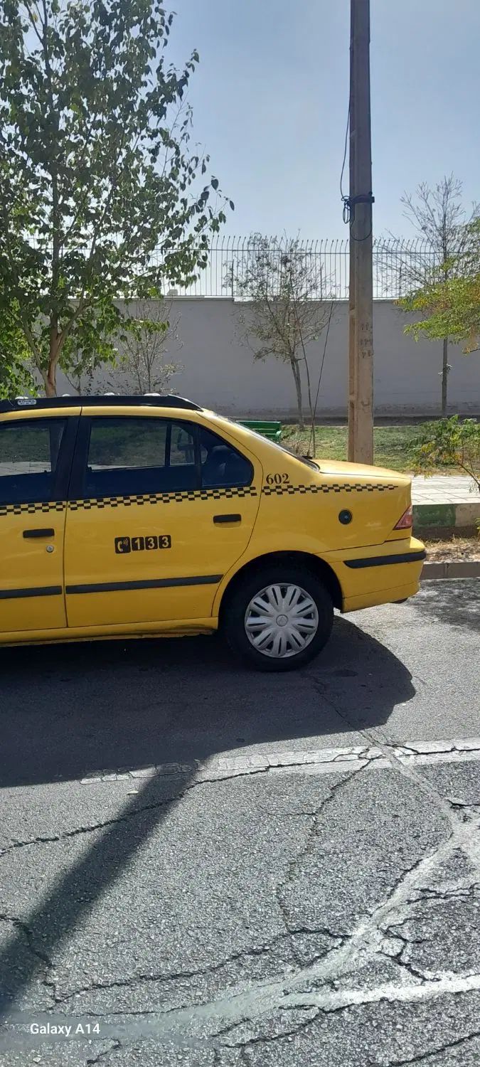 تاکسی سمند ef7 95 معاوضه با پژو، تاکسی برقی،