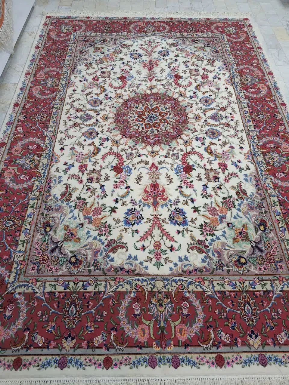 جفت 9 متری دستباف طرح علیا کاشمر( از تولیدی بخر) در مشهد