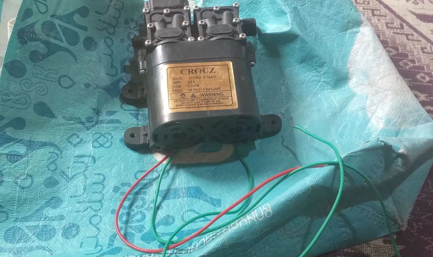 پمب دوقلو سمپاش شارژی