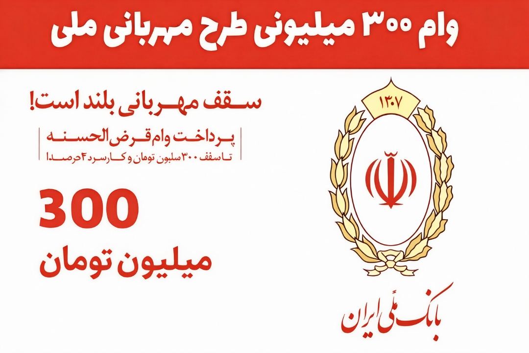 وام اعتبارملی ومهربانی وچک دیجیتال