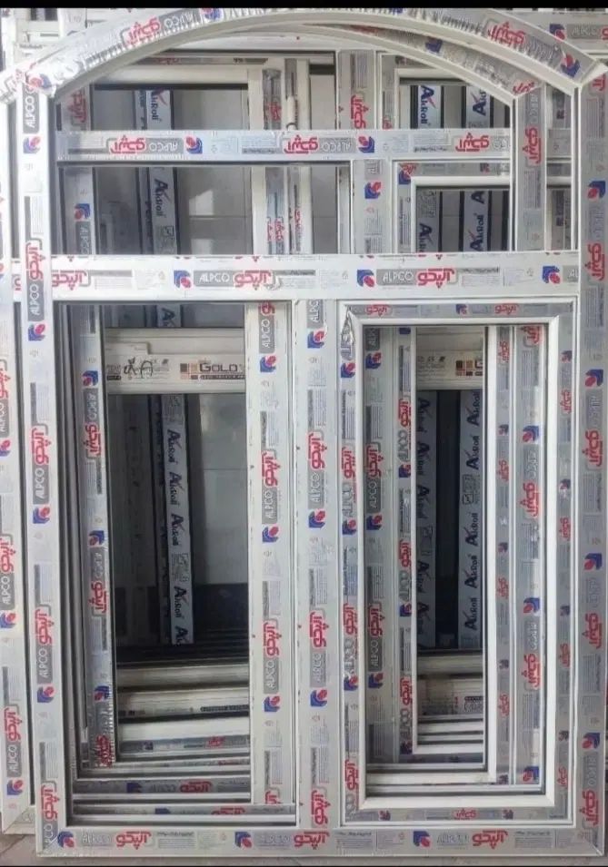 درب آلومینیوم رنگ مشکی سفیدقیمت کارخانه مدت محدود