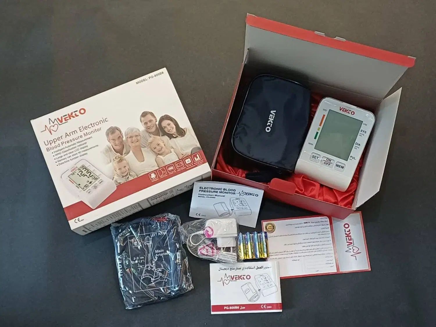 فشارسنج سخنگوی برند وکتو مدل PG-800B8