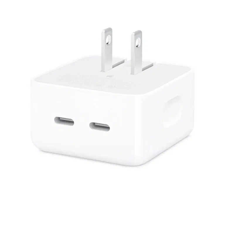 شارژر 35W اپل کامپکت مدل Dual USB C Port