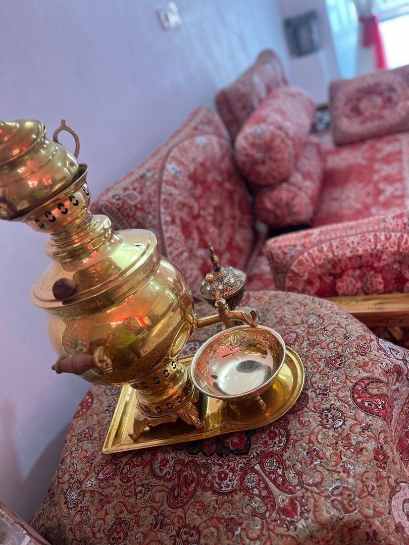 سرویس شاه نشین پشتی ترمه مدل عروس