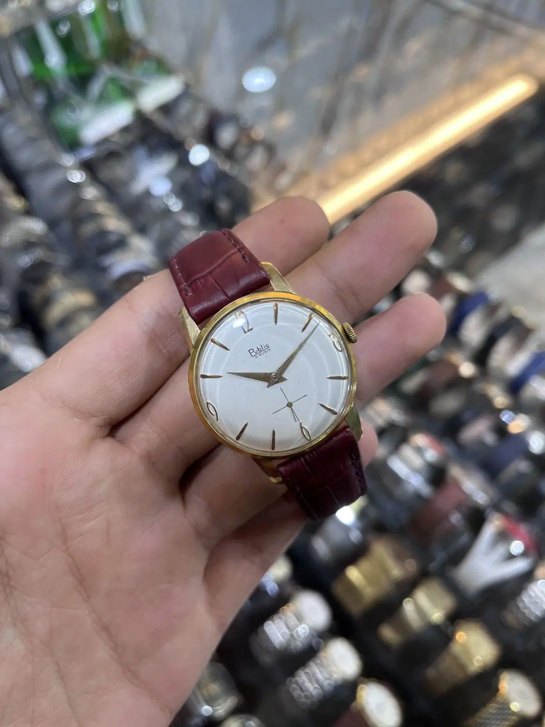 ساعت پابلیک کوکی سوئیسی قدیمی کلکسیونی