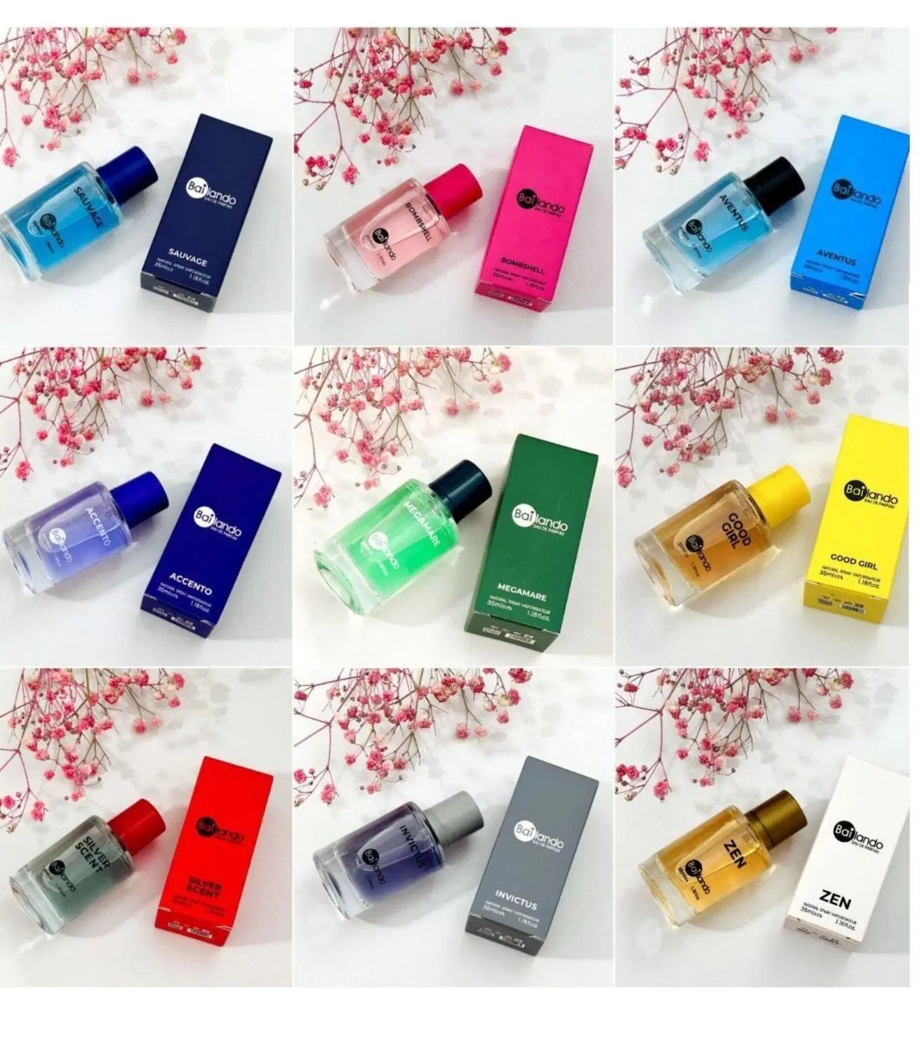 عطرهای جیبی بایلندو ۳۵ میل حجم ۳۵ میلی‌لیتر