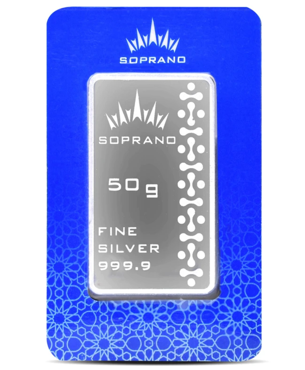 شمش نقره سوپرانو 50 گرمي