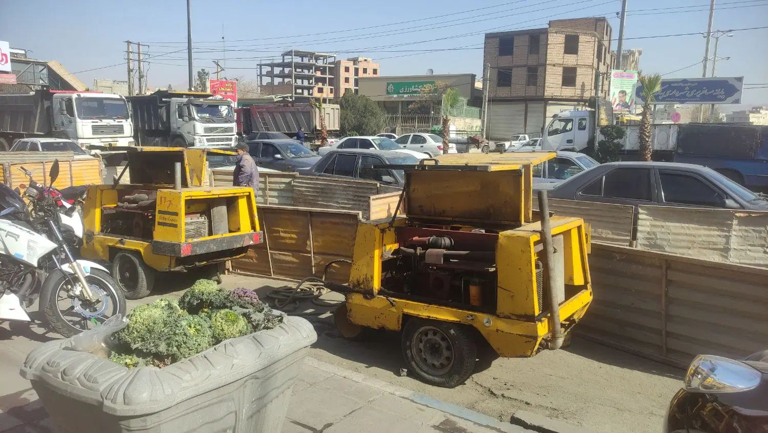 اجاره کمپرسور دیزلی جهت تخریب