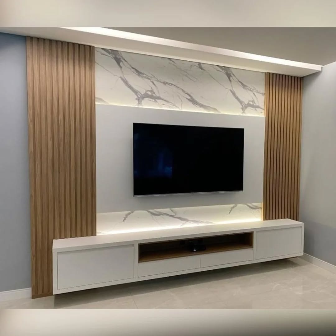 T.V  wall