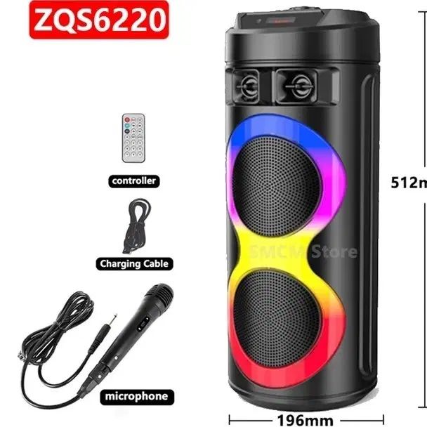 اسپیکر zqs6220 دوعدد ساب ۶.۵ اینچی در اهواز