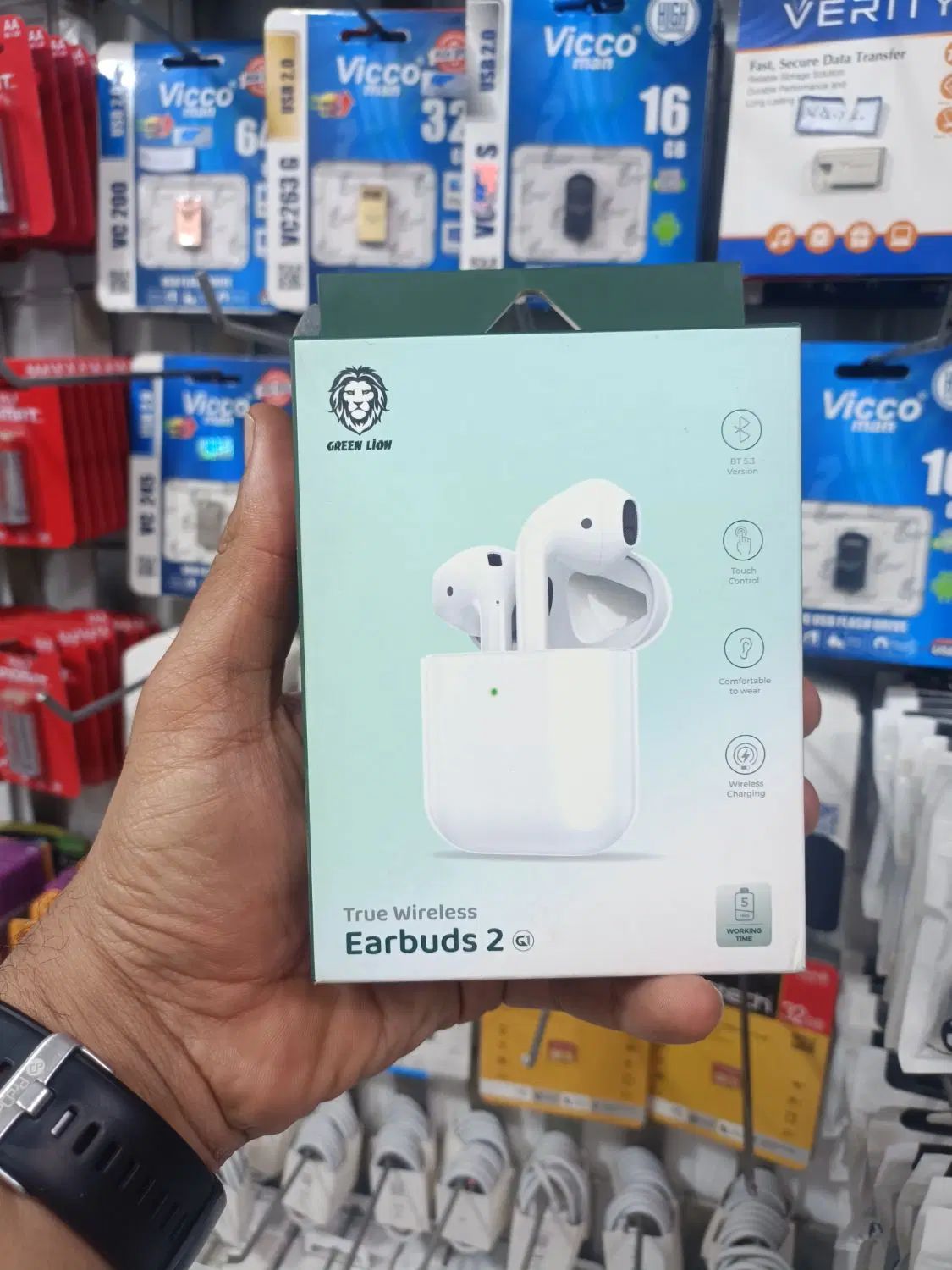 ایرپاد گرین لاین GREEN LION Earbuds2 با ضمانت در اهواز