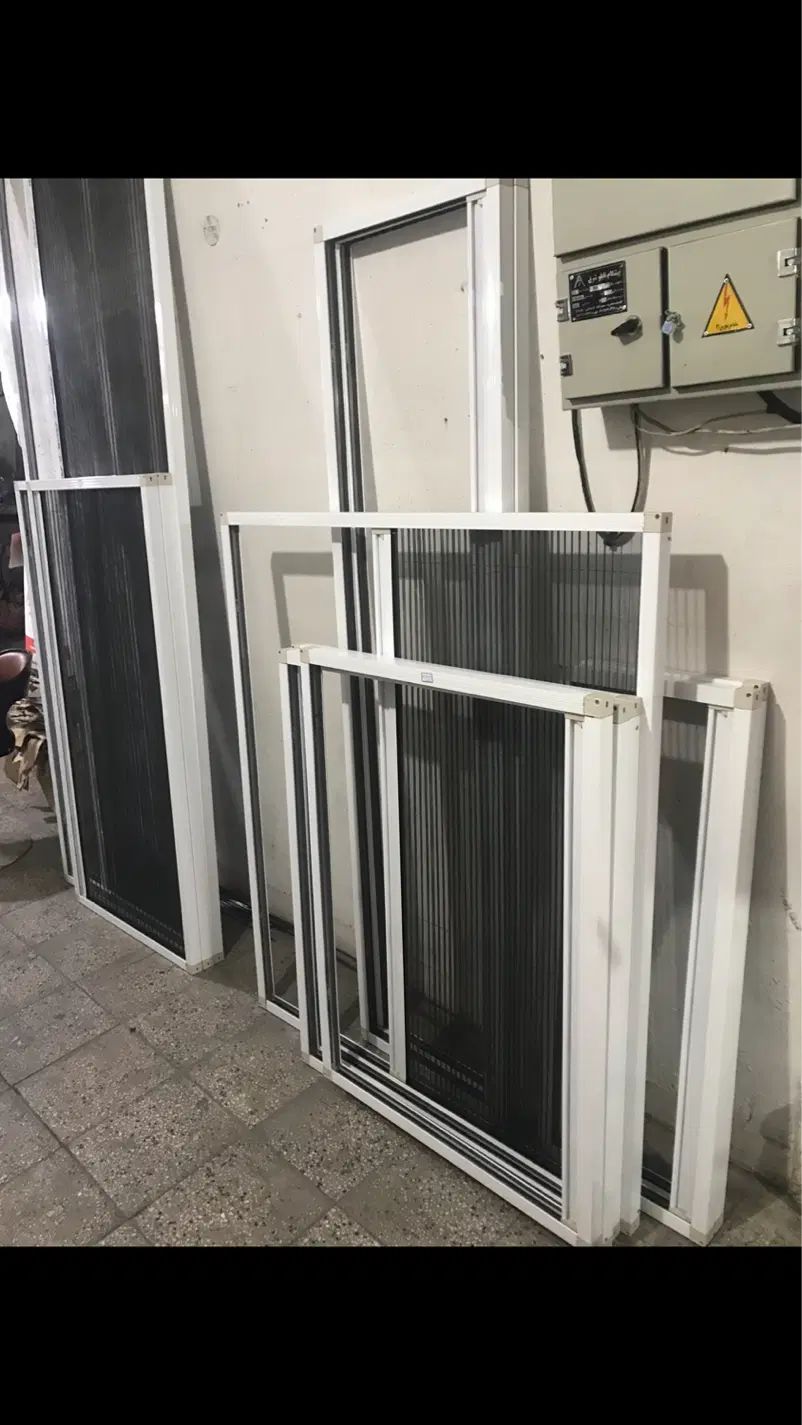 توری آلومینیوم پلیسه تعمیرات پنجره upvc شمشه