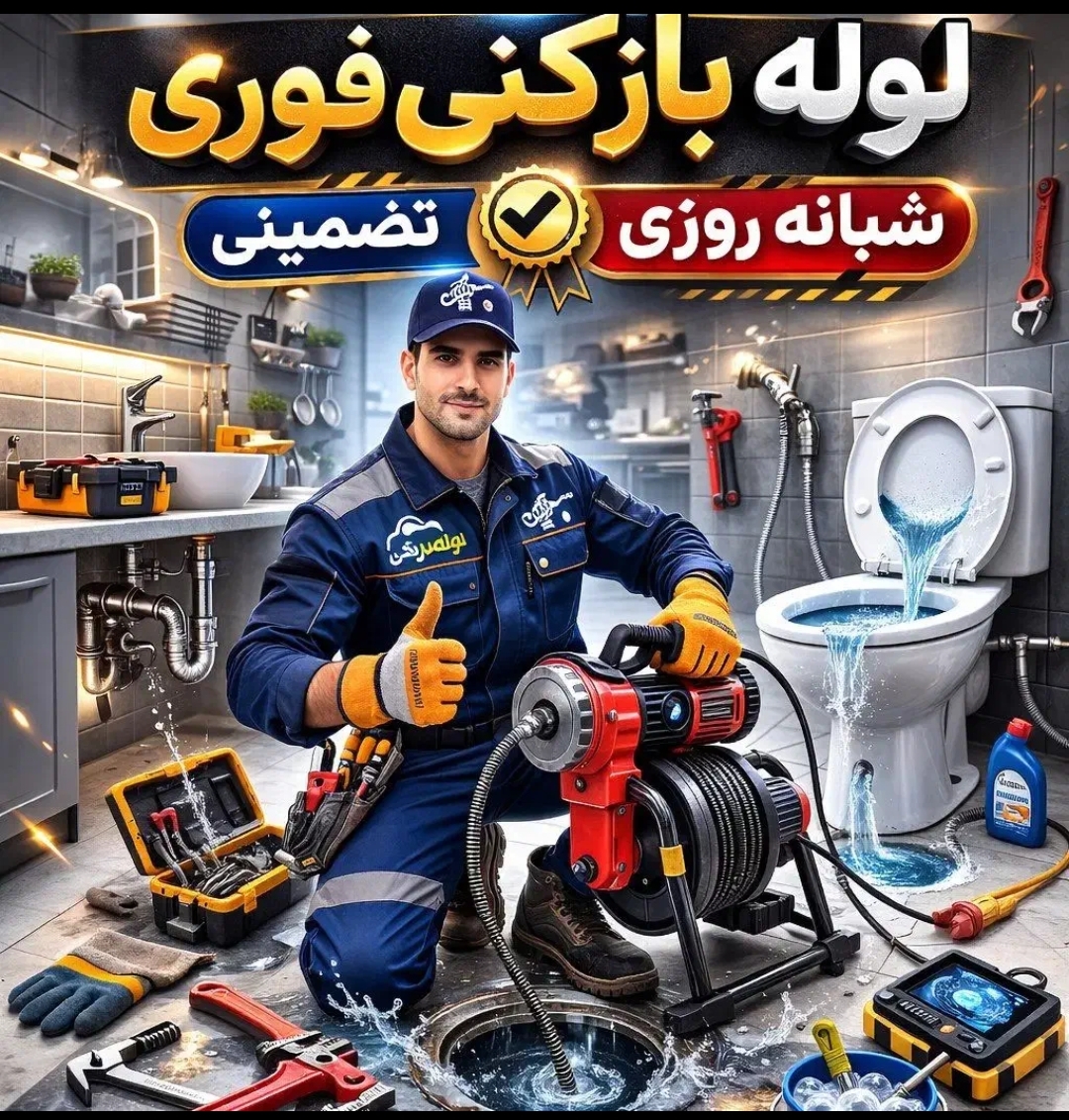 لوله بازکنی و فنرزنی چاه بازکنی 15دیقه ای